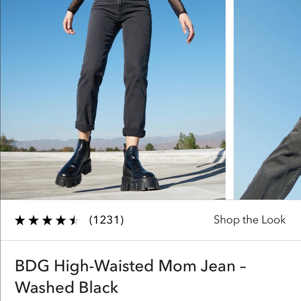 BDG Mom Jeans High Waisted Sz 29